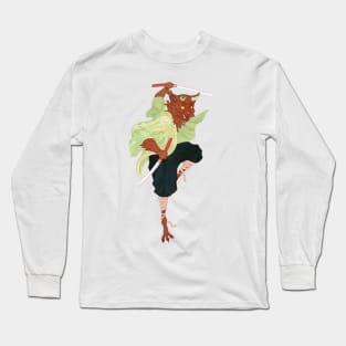 Samurai cat Long Sleeve T-Shirt